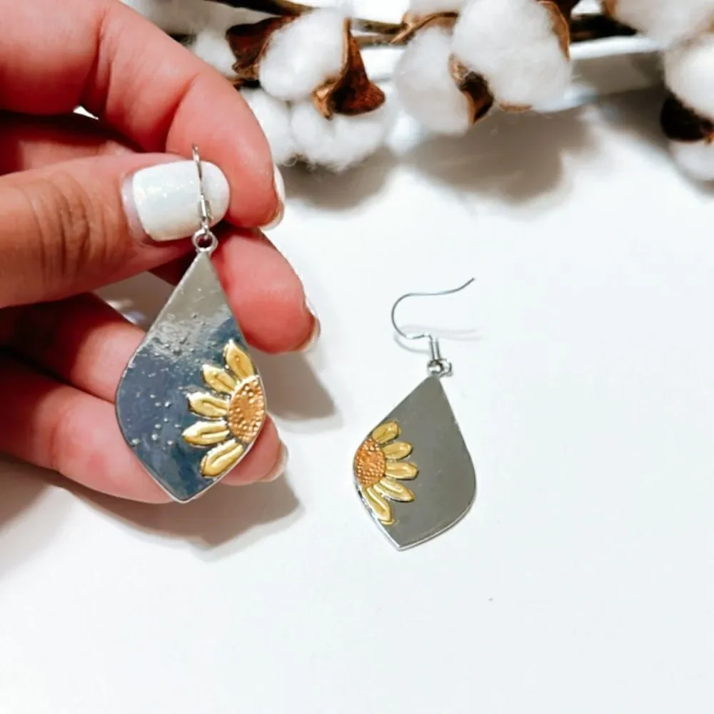 Sunflower earrings  N100